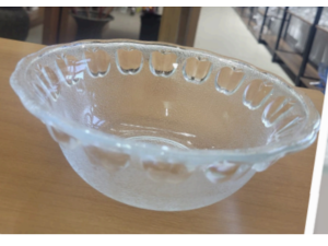 BOWL VIDRO 490ML 17CM MAÇÃ