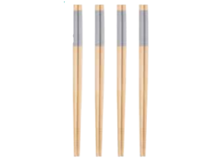 JOGO 4 HASHI BAMBU 24CM