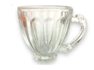 JOGO 6 XICARA VIDRO 200ML CLEAR ITALIA