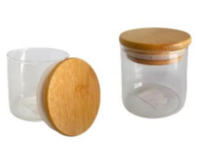 POTE VIDRO REDONDO 140ML TP-BAMBU