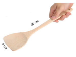 ESPATULA 30CM RETA BAMBU