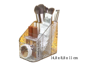ORGANIZADOR ACRILICO 15X09X11CM P/MAQUIAGEM