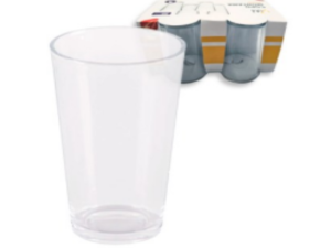 JOGO 4 COPO VIDRO 210ML MONTANA