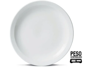 PRATO PORC 27CM RASO GOURMET PRO BRANCO
