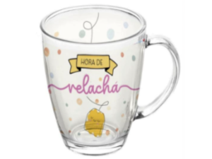 CANECA VIDRO 330ML ESTAMPAS 