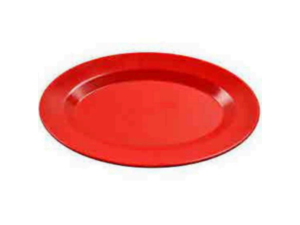 TRAVESSA MELAMINA 18X25CM VERMELHA