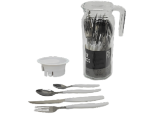 FAQUEIRO  24 + JARRA VIDRO BRANCO