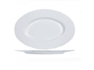 TRAVESSA VIDRO 30CM OPALINA