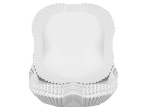 KIT 50 FORMA PAPEL 16CM AIR FRYER BRANCA