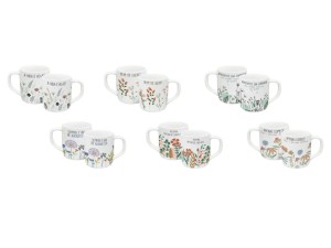 CANECA CERAMICA 300ML RETA PRIMAVERA