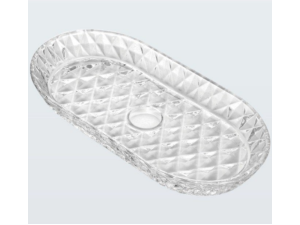 BANDEJA VIDRO 28X13CM OVAL SINTRA