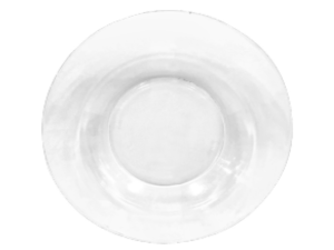PRATO VIDRO 18CM SOBREMESA LISO