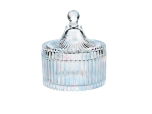 BOMBONIERE VIDRO RETO 12X10CM 255ML FURTACOR