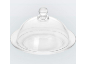 QUEIJEIRA VIDRO 14X10CM LISA