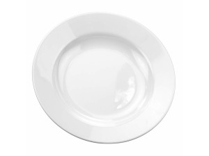 PRATO MELAMINA BRANCO-25CM FUNDO