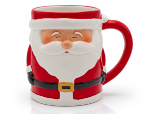CANECA CERAMICA 330ML PAPAI NOEL NATAL