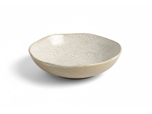 PRATO DE CERAMICA 21CM FUNDO - ORGANICO VANILLA