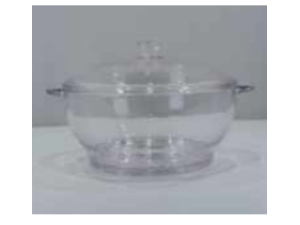 TRAVESSA VIDRO 2,5L C/TAMPA REDONDA