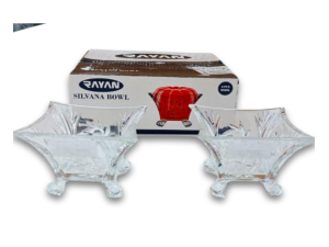 JOGO 4 TACA VIDRO 100ML SOBREMESA C/PÉ QUADRADA