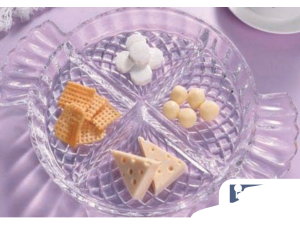 PETISQUEIRA VIDRO 26X20CM CONCHA