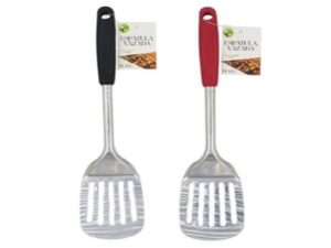 ESPATULA VAZADA 33CM CABO PLASTICO - BLACK