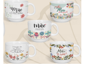 XICARA CERAMICA 200ML MÃE HOTEL