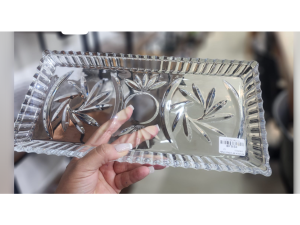 BANDEJA VIDRO 34X17CM