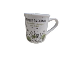 CANECA CERAMICA 150ML RETA PRIMAVERA