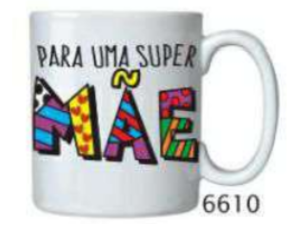 CANECA CERAMICA 320ML MAE SUPER
