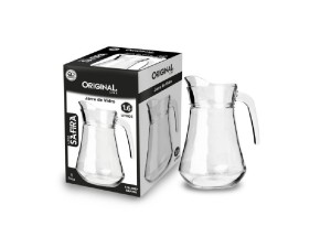 JARRA VIDRO TAMPA ACRILICA 1,6L CRYSTAL