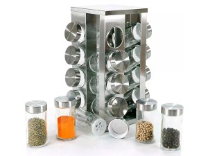 PORTA CONDIMENTO INOX C/16 QUADRADO